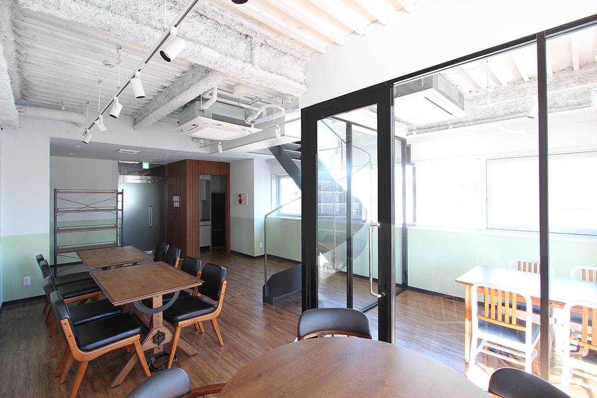 物件写真5｜渋谷オフィス｜最上階、セットアップのメゾネット空間