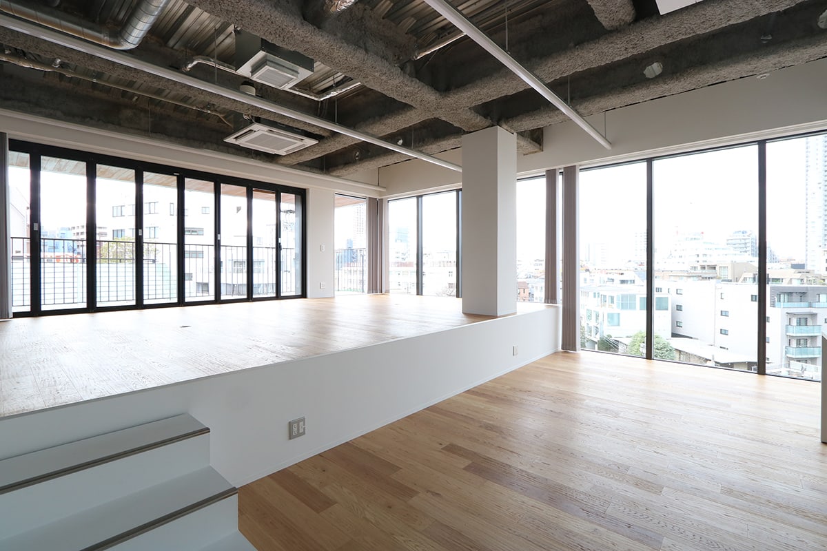 物件写真5｜恵比寿オフィス | 新築デザインビル、スケルトン仕様の空間