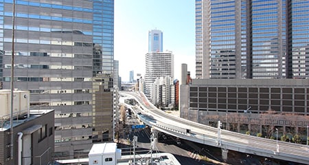 代々木オフィス｜抜け感のある眺望付きオフィス