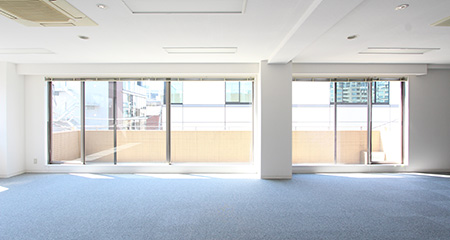 神宮前オフィス｜陽当たり良好な空間 