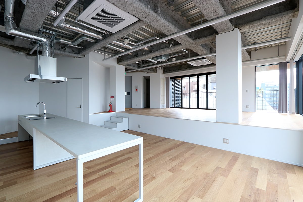 物件写真4｜恵比寿オフィス | 新築デザインビル、スケルトン仕様の空間