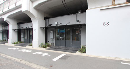 上目黒オフィス｜天井高 スケルトン空間