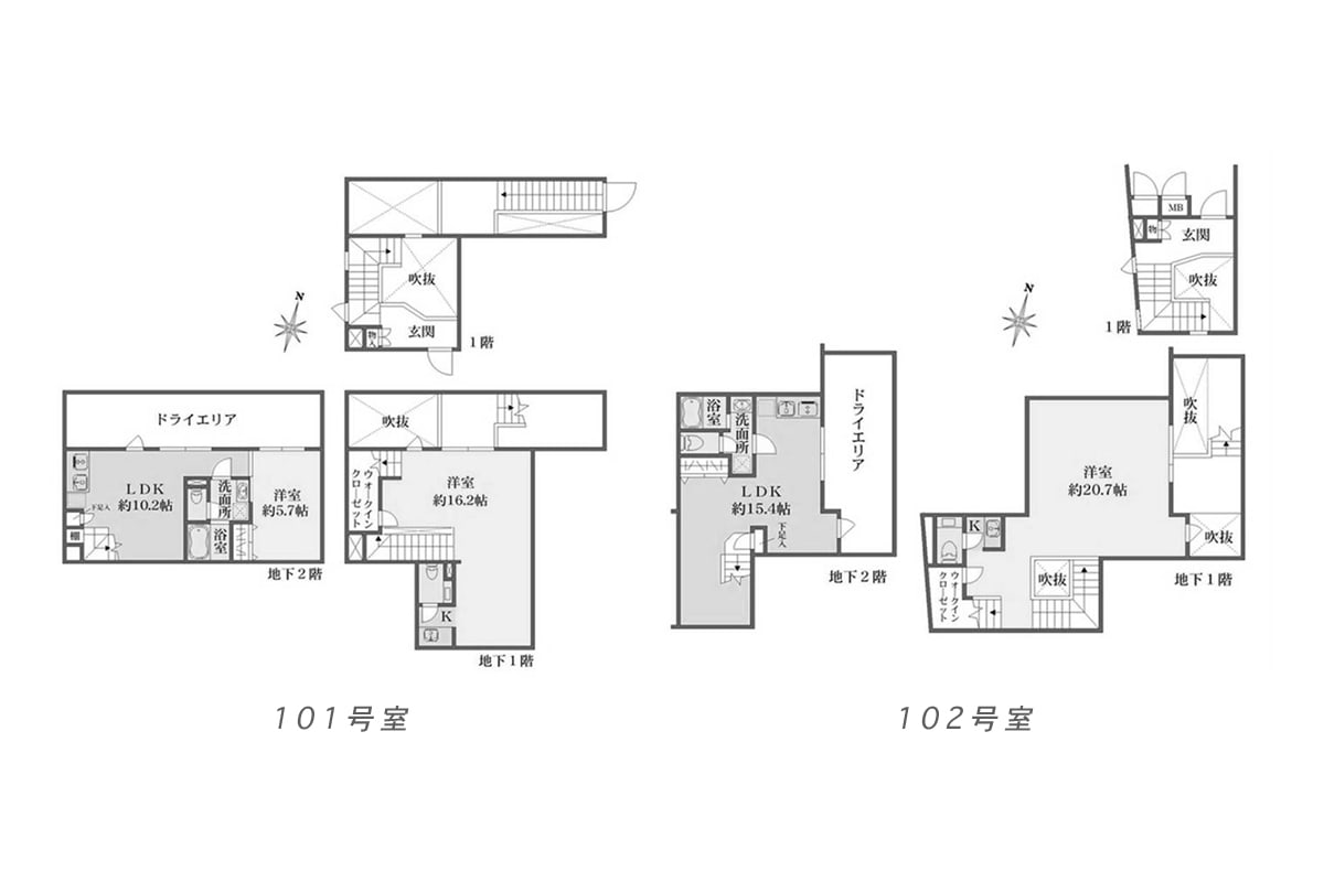 物件写真10｜北参道SOHO | 新築トリプレットデザイン空間