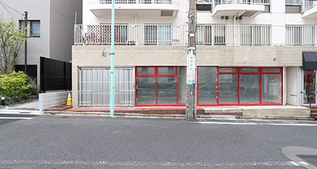 代々木オフィス・店舗｜間口の広い1F路面区画
