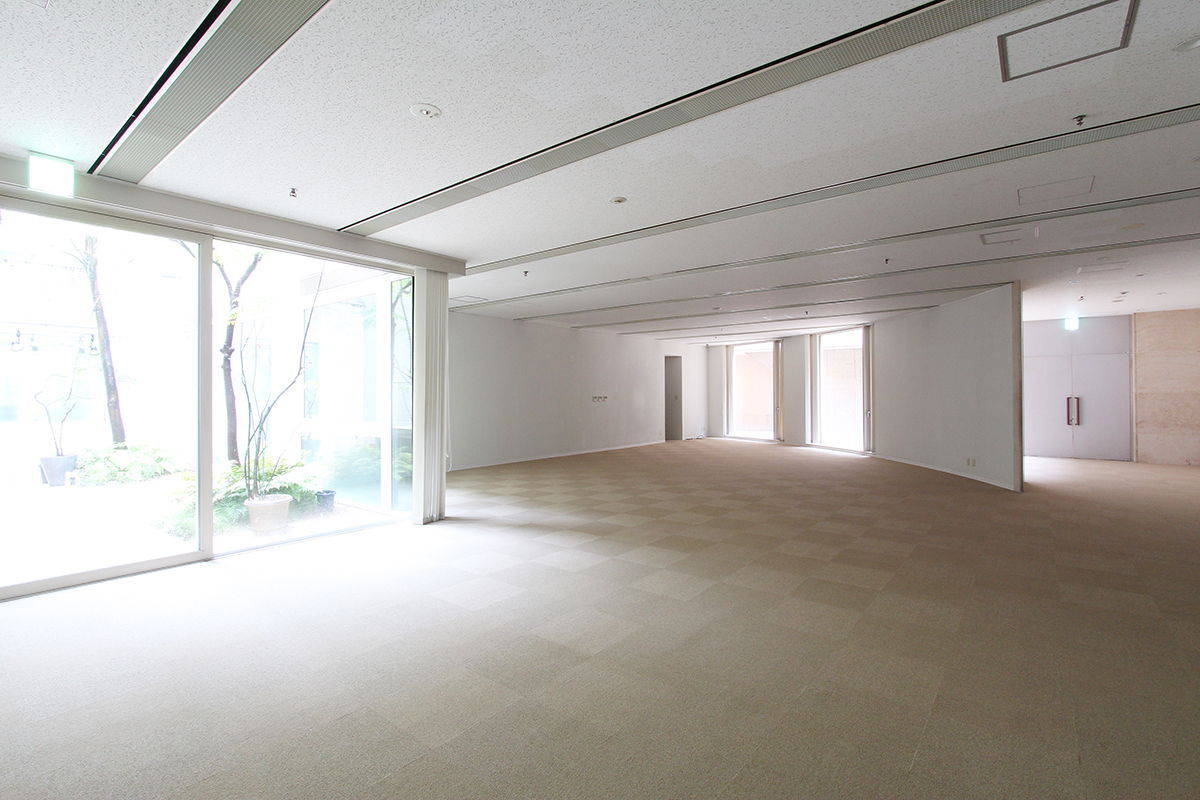 赤坂オフィス｜地下2Fの開放的な空間