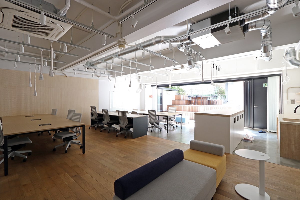 物件写真3｜恵比寿オフィス | 大型テラス付きセットアップ仕様空間