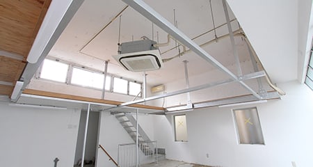 北青山オフィス｜天井高3.8ｍ 2F-3Fメゾネット空間