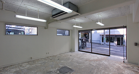 渋谷オフィス・店舗｜天井高 路面区画