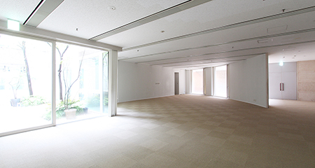 赤坂オフィス｜地下2Fの開放的な空間